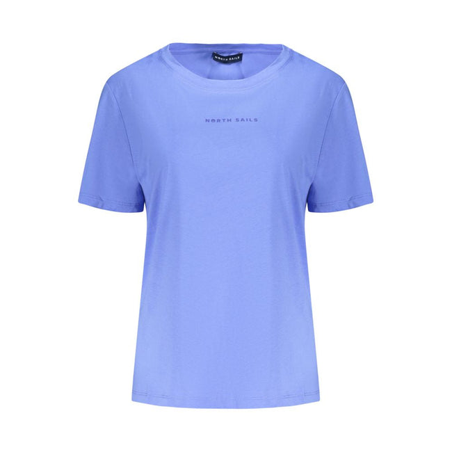 North Sails Blue Cotton Women T-Shirt North Sails