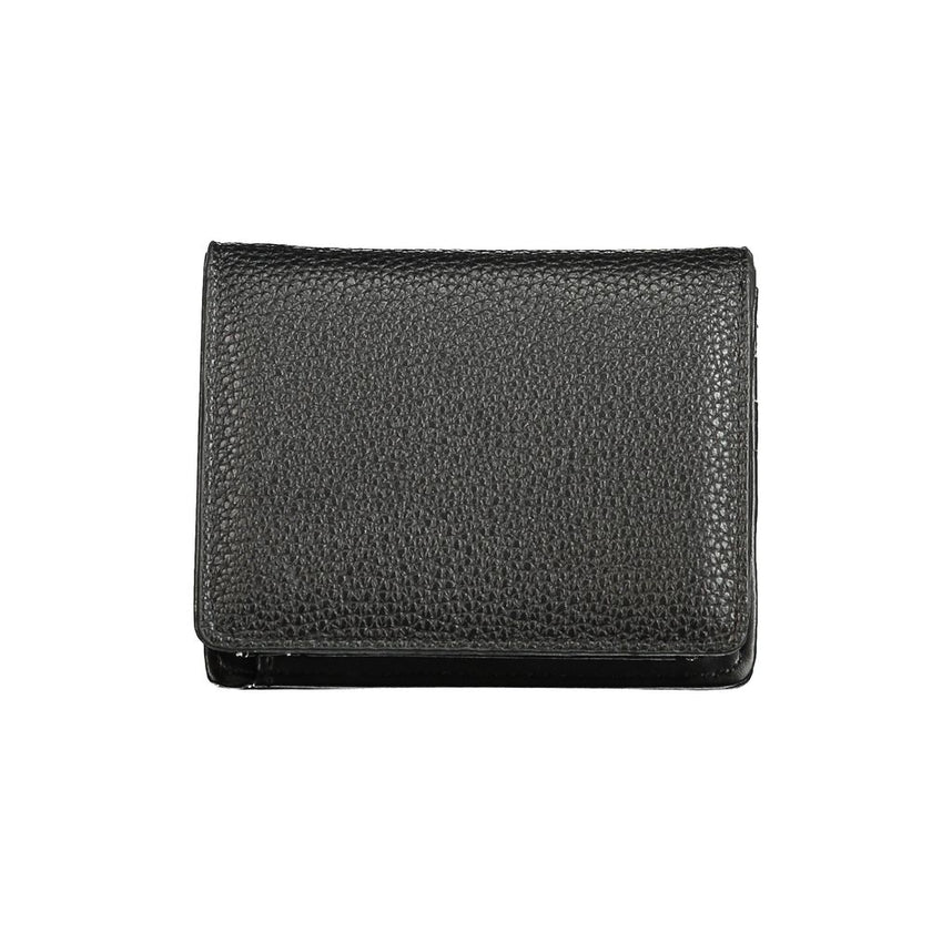 Mario Valentino Black Polyurethane Women Wallet Mario Valentino