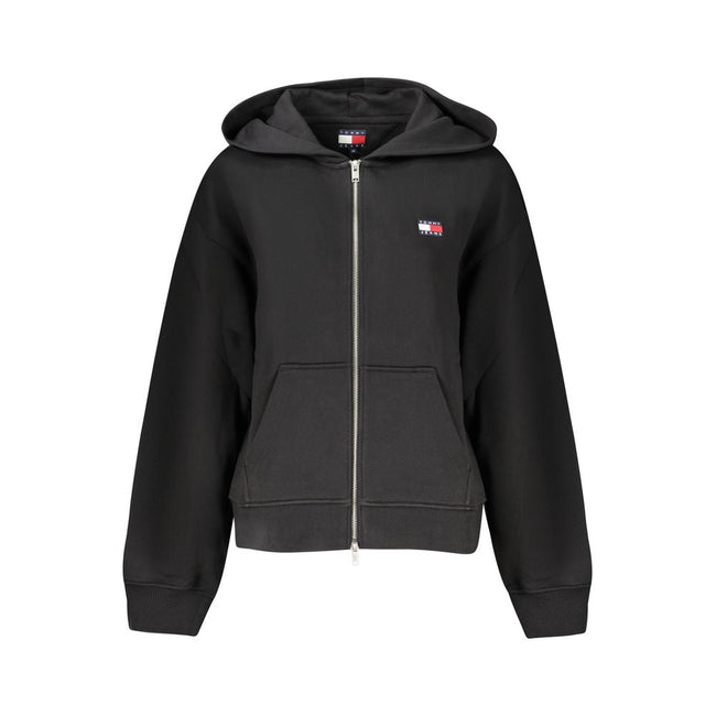 Tommy Hilfiger Black Cotton Women Sweater Tommy Hilfiger