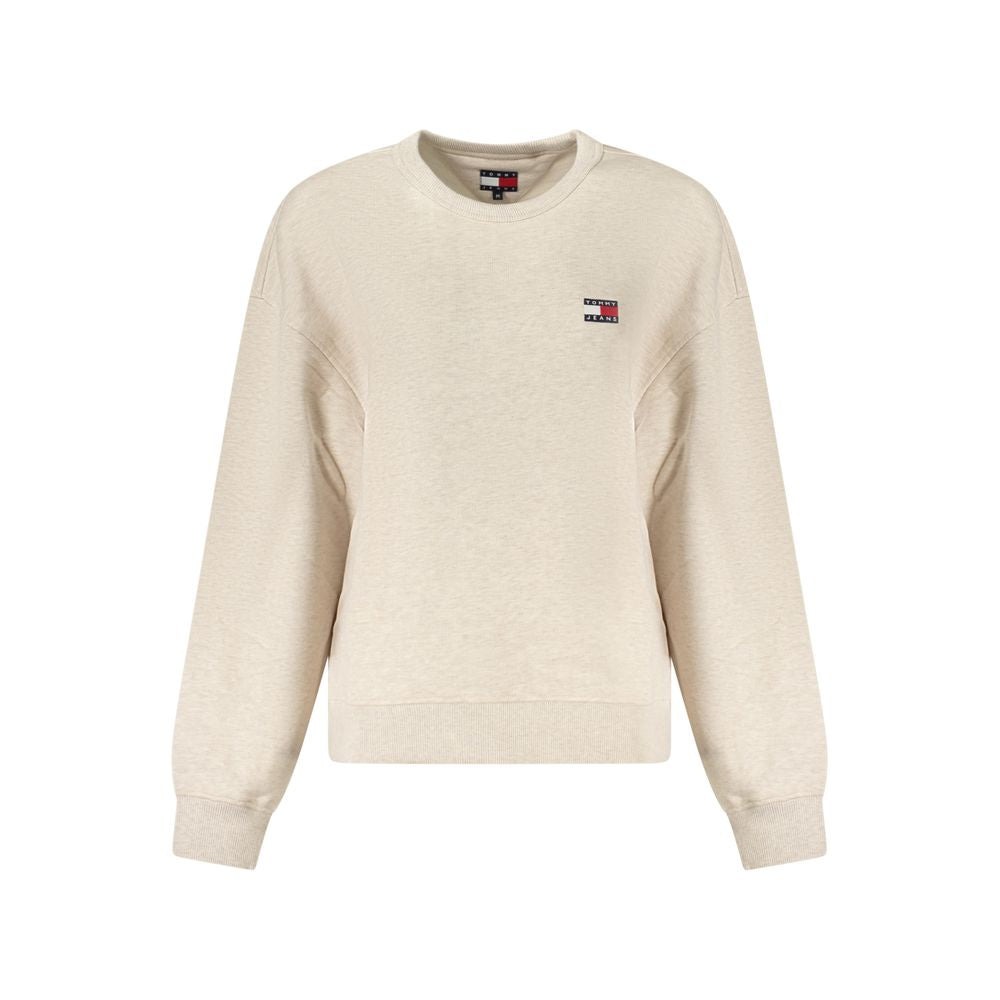 Tommy Hilfiger Beige Cotton Women Sweater Tommy Hilfiger