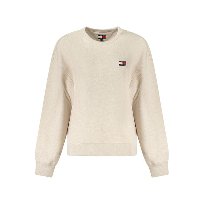 Tommy Hilfiger Beige Cotton Women Sweater Tommy Hilfiger