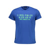 Diesel Blue Cotton Men T-Shirt Diesel