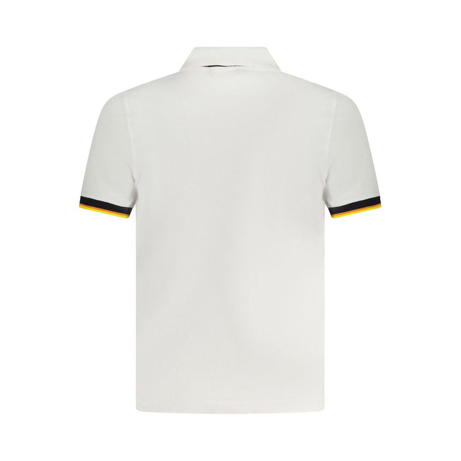 K-WAY White Cotton Polo Shirt K-WAY