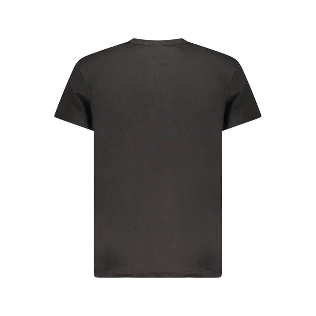 Tommy Hilfiger Black Cotton Men T-Shirt Tommy Hilfiger
