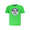 North Sails Green Cotton Men T-Shirt North Sails