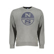 North Sails Gray Cotton Men Sweater North Sails