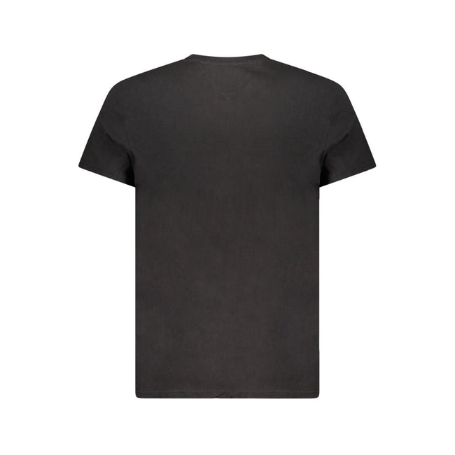Tommy Hilfiger Black Cotton Men T-Shirt Tommy Hilfiger