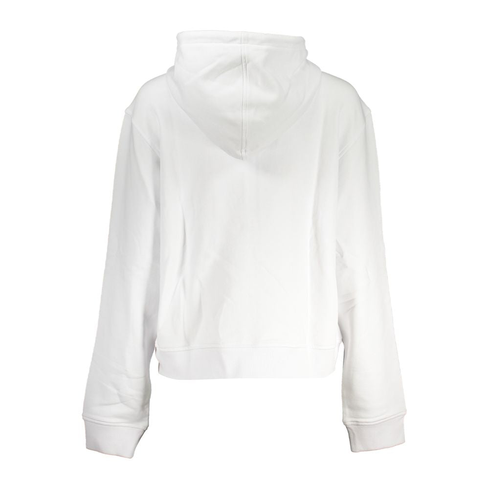 K-WAY White Cotton Women Sweater K-WAY