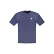 North Sails Blue Cotton Men T-Shirt North Sails