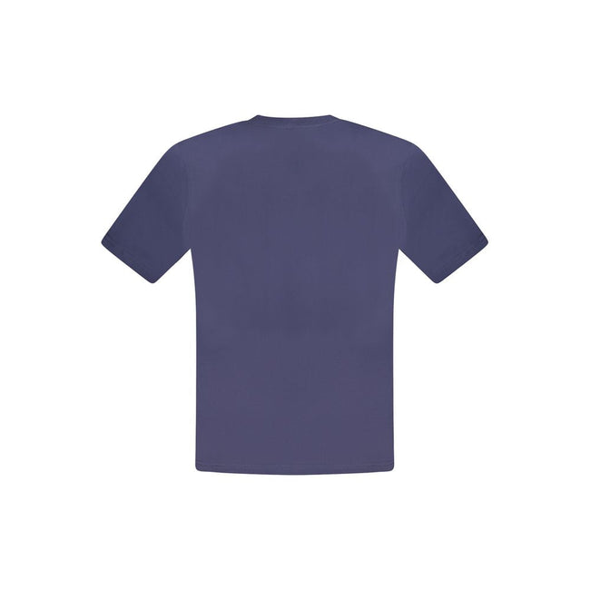 North Sails Blue Cotton Men T-Shirt North Sails
