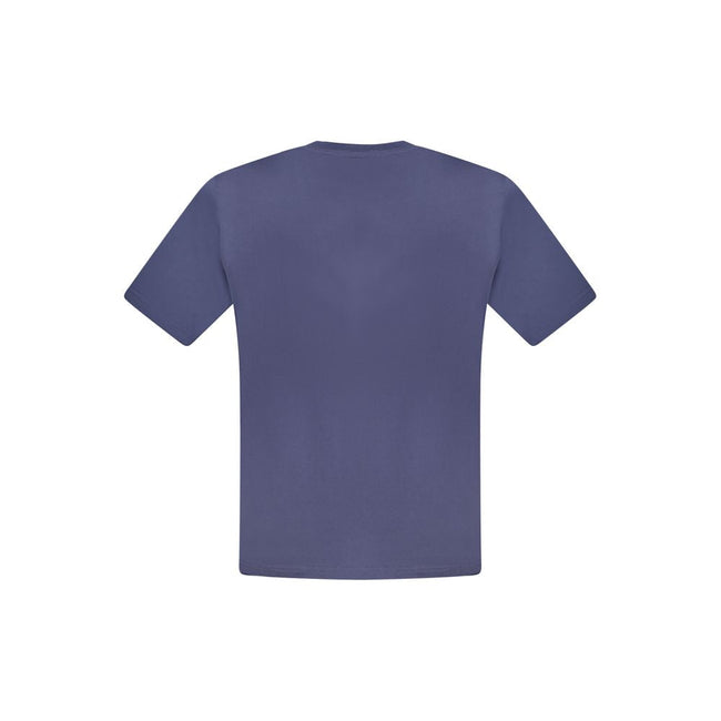 North Sails Blue Cotton Men T-Shirt North Sails