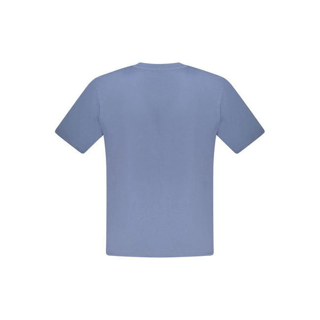 North Sails Blue Cotton Men T-Shirt North Sails