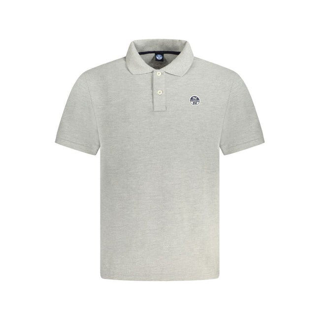 North Sails Brown Cotton Men Polo Shirt North Sails