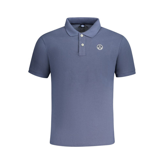 North Sails Blue Cotton Men Polo Shirt North Sails