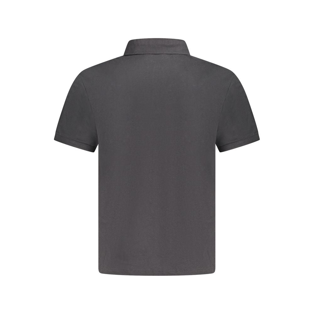 North Sails Black Cotton Men Polo Shirt North Sails