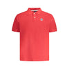 North Sails Red Cotton Men Polo Shirt North Sails