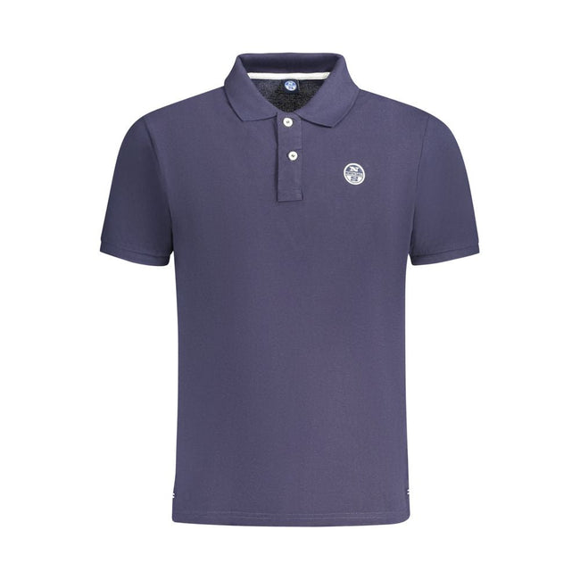 North Sails Blue Cotton Men Polo Shirt North Sails