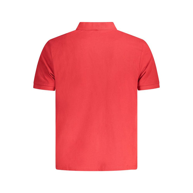 North Sails Red Cotton Men Polo Shirt North Sails