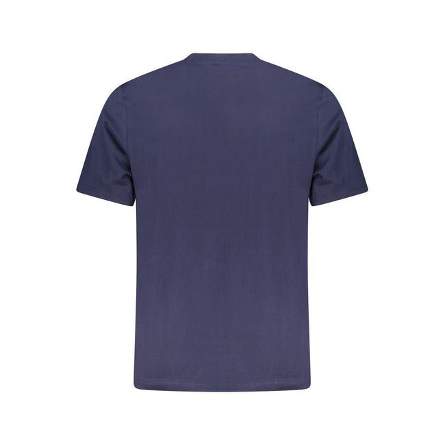 North Sails Blue Cotton Men T-Shirt North Sails