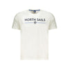 North Sails White Cotton Men T-Shirt North Sails