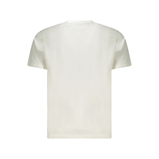 North Sails White Cotton Men T-Shirt North Sails