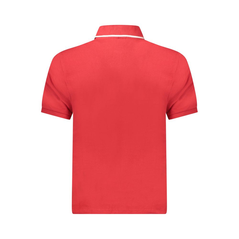 North Sails Red Cotton Men Polo Shirt North Sails