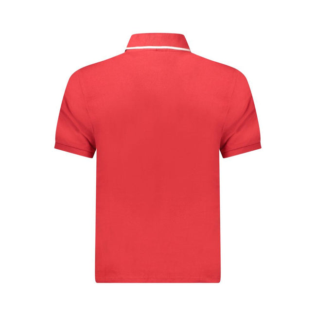 North Sails Red Cotton Men Polo Shirt North Sails