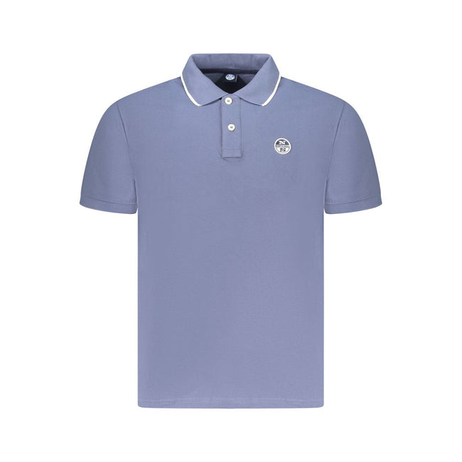 North Sails Blue Cotton Men Polo Shirt North Sails