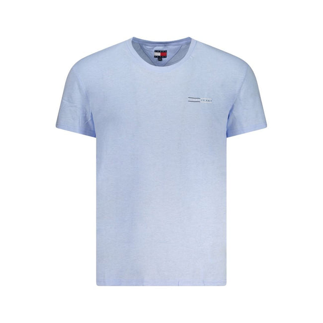 Tommy Hilfiger Blue Cotton Men T-Shirt Tommy Hilfiger