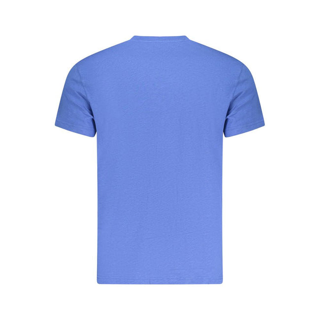 Tommy Hilfiger Blue Cotton Men T-Shirt Tommy Hilfiger