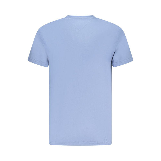 Tommy Hilfiger Blue Cotton Men T-Shirt Tommy Hilfiger