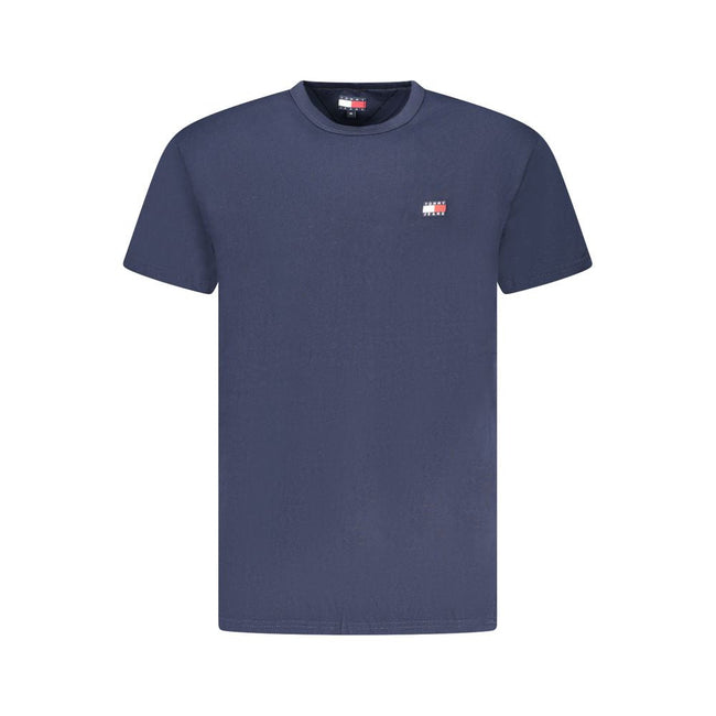 Tommy Hilfiger Blue Cotton Men T-Shirt Tommy Hilfiger