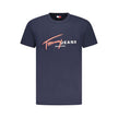 Tommy Hilfiger Blue Cotton Men T-Shirt Tommy Hilfiger