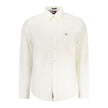 Tommy Hilfiger White Cotton Men Shirt Tommy Hilfiger