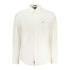 Tommy Hilfiger White Cotton Men Shirt Tommy Hilfiger