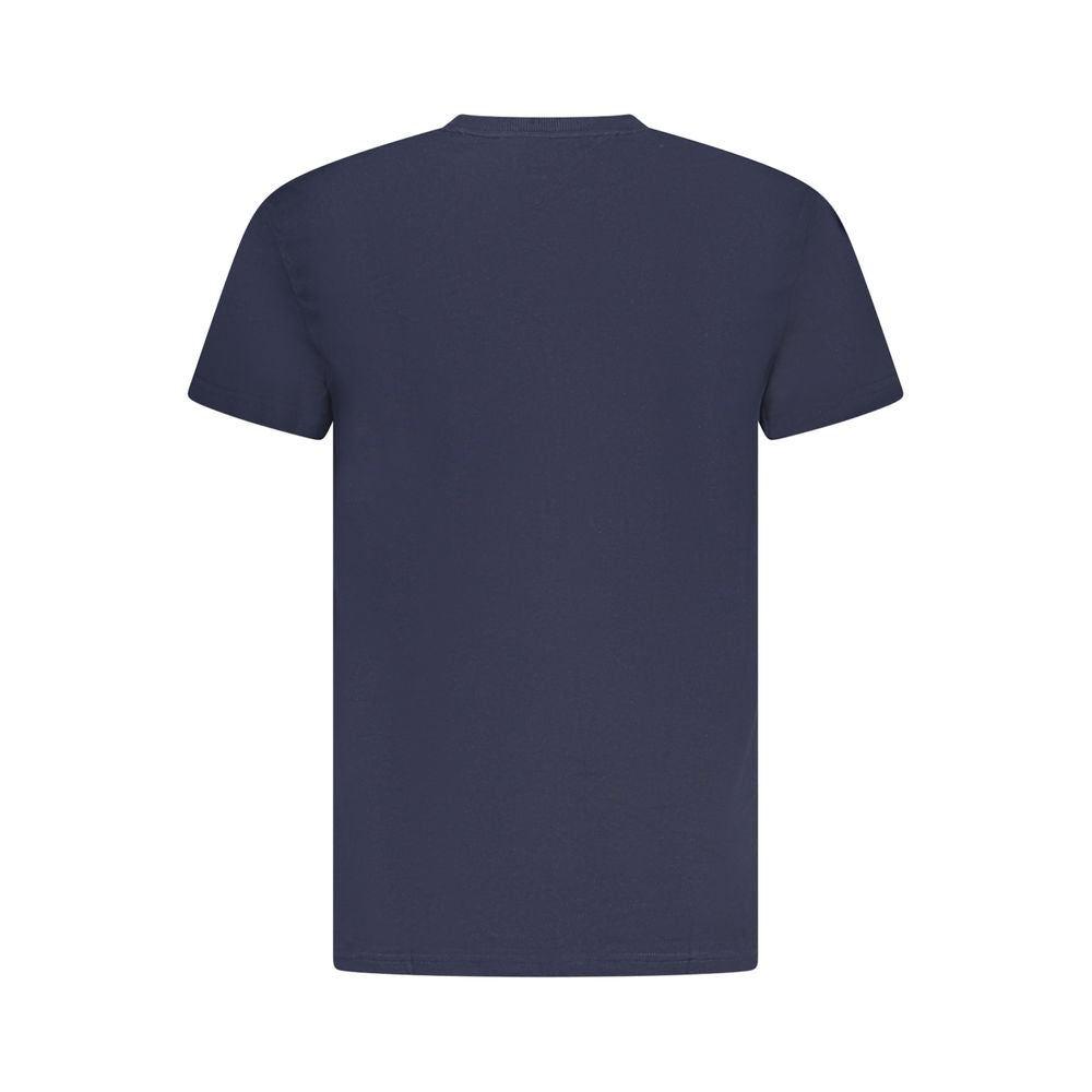 Tommy Hilfiger Blue Cotton Men T-Shirt Tommy Hilfiger