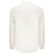 Tommy Hilfiger White Cotton Men Shirt Tommy Hilfiger