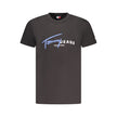 Tommy Hilfiger Black Cotton Men T-Shirt Tommy Hilfiger