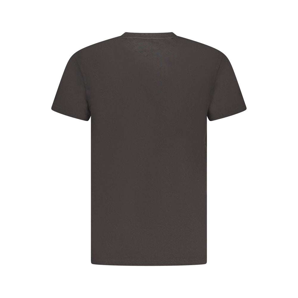 Tommy Hilfiger Black Cotton Men T-Shirt Tommy Hilfiger