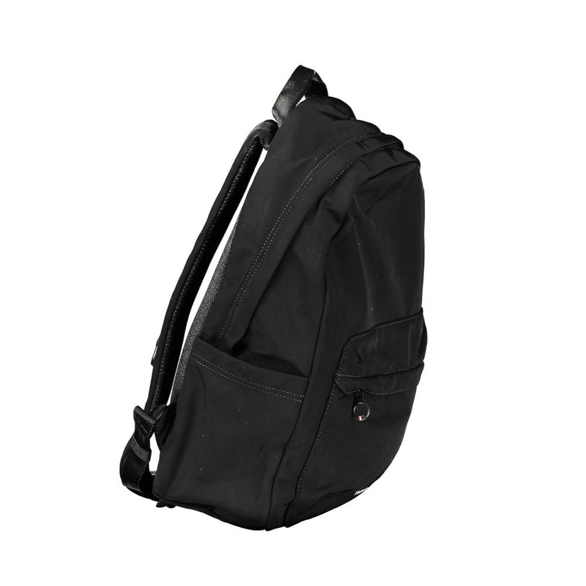 Tommy Hilfiger Black Polyester Men's Backpack Tommy Hilfiger