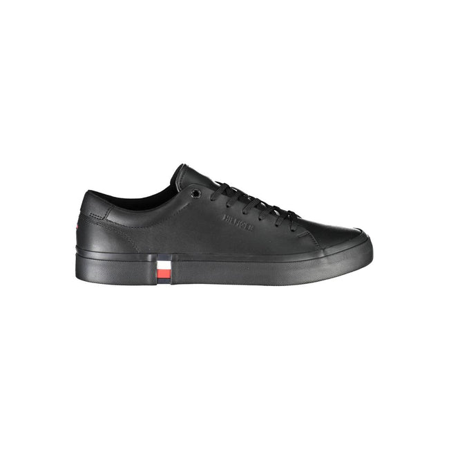 Tommy Hilfiger Black Polyester Sneaker Tommy Hilfiger