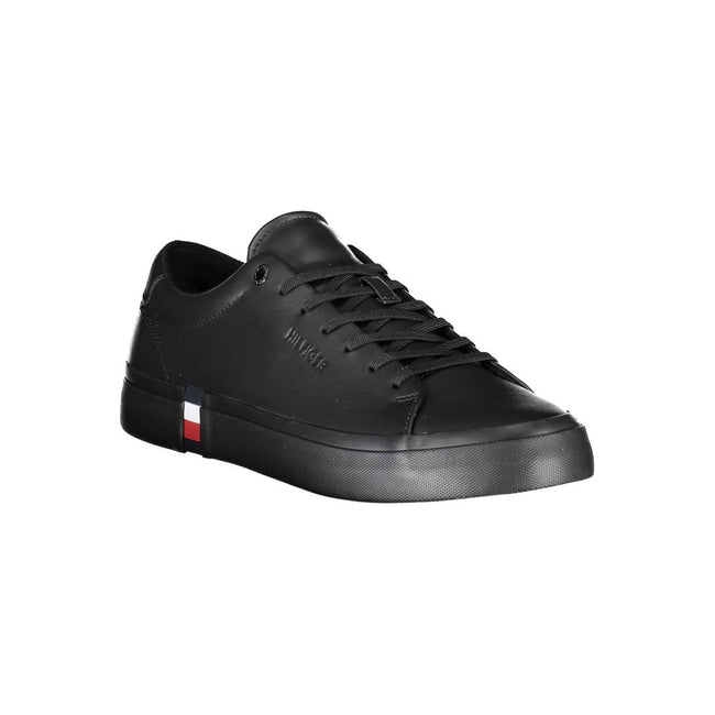 Tommy Hilfiger Black Polyester Sneaker Tommy Hilfiger