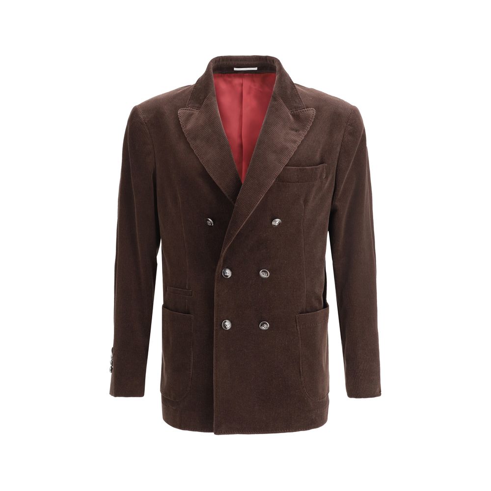 Brunello Cucinelli Velvet Blazer Jacket Brunello Cucinelli