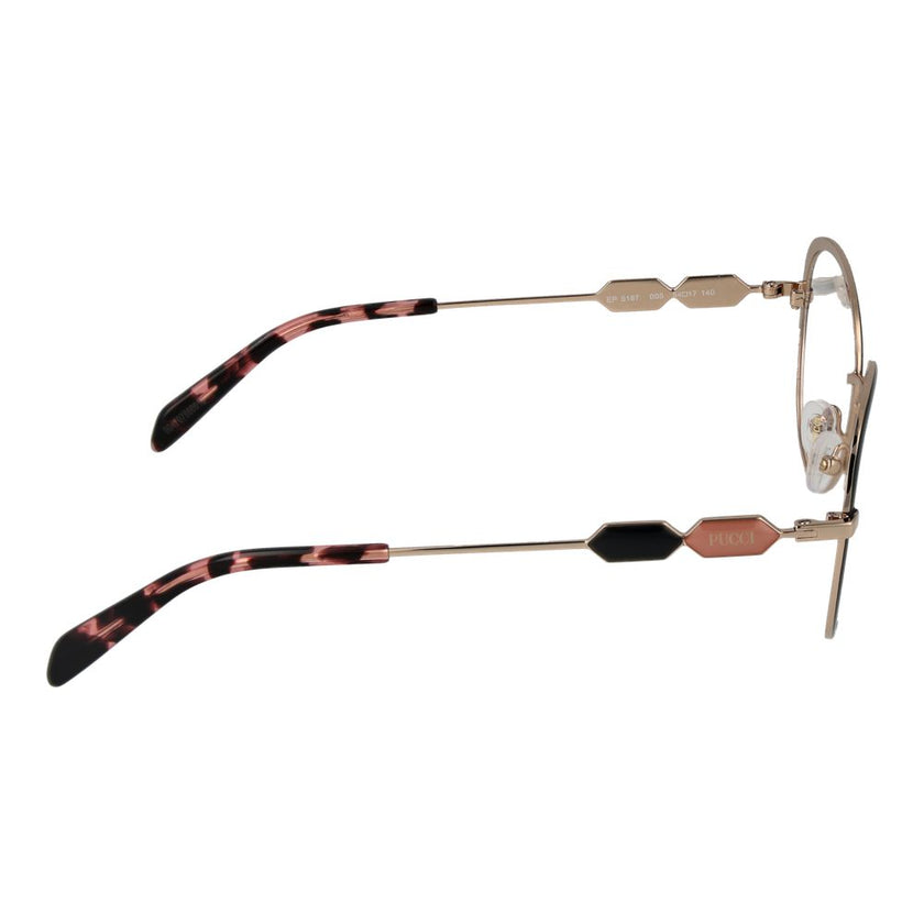 Emilio Pucci Black Metal Glasses (Frames) Emilio Pucci
