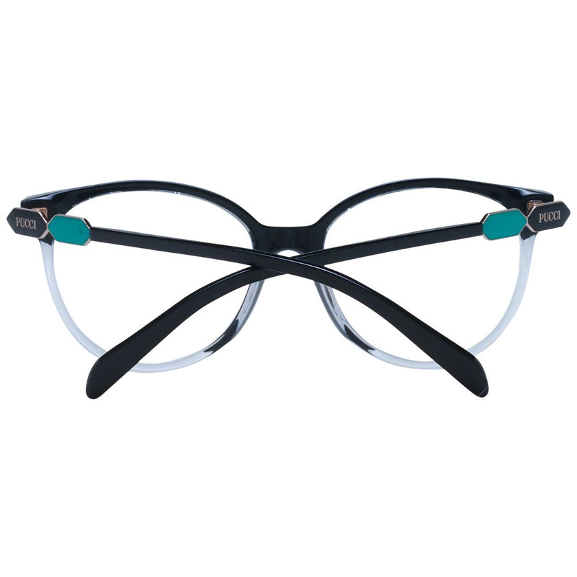 Emilio Pucci Black Plastic Glasses (Frames) Emilio Pucci