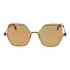 Yohji Yamamoto Gold Unisex Sunglass Yohji Yamamoto