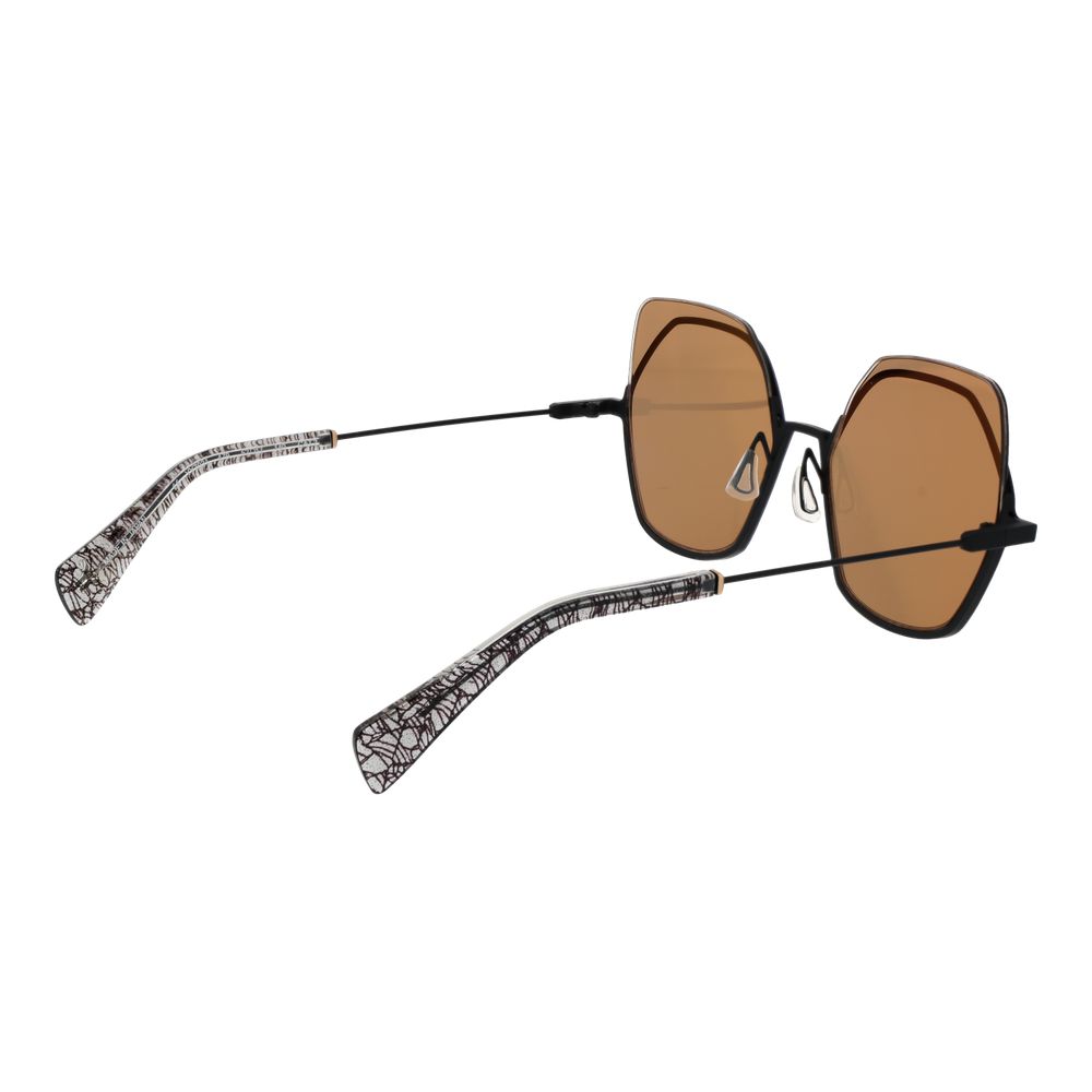 Yohji Yamamoto Gold Unisex Sunglass Yohji Yamamoto