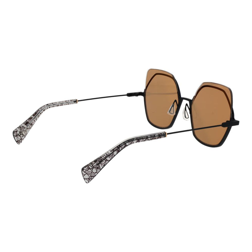 Yohji Yamamoto Gold Stainless Steel Sunglasses Yohji Yamamoto