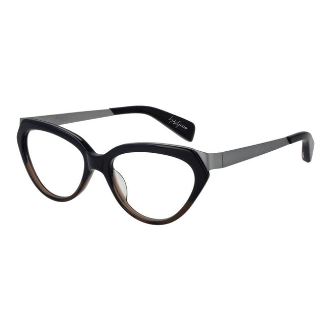 Yohji Yamamoto Black Unisex Glasses Frame Yohji Yamamoto