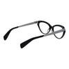 Yohji Yamamoto Black Unisex Glasses Frame Yohji Yamamoto